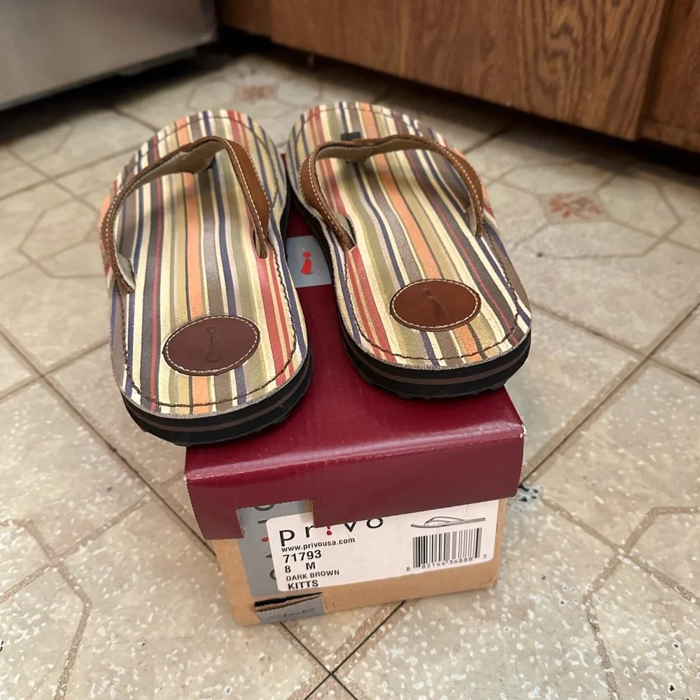 Clarks Privo Brown Sandals with Striped Pattern size 8M
Slightly worn - Picture 2 of 4